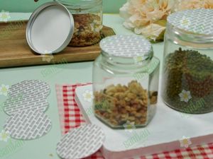 Revestimiento de tapa de sellado de prensa de espuma autoadhesiva Revestimiento de sellado sensible a la presión para alimentos secos - Product Image 3