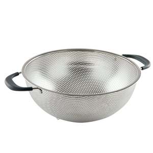 Ladila Stainless Steel Multipurpose <b>Colander</b> 24cm Round & Square American Style Without Pot Cover Durable <b>Metal</b> Kitchen Tool - Product Image 3