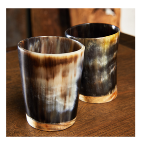 Gobelet en corne de buffle naturelle personnalisable de haute qualité en métal durable pour le vin et la bière en matière plastique - Product Image 2