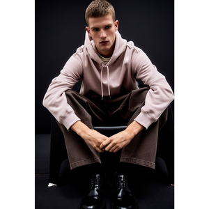 Sweat-shirt à capuche oversize pour homme de haute qualité, fournisseur de vêtements en gros du Bangladesh, OEM ODM, pull personnalisé en coton - Product Image 5