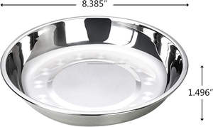 Ensemble d'assiettes en acier inoxydable, vaisselle en métal, assiettes robustes et durables pour la maison, la cuisine, les restaurants et les hôtels - Product Image 2