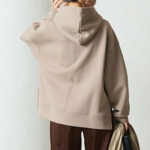 Sudadera con Capucha Extra Grande para Mujer, 100% Algodón, Transpirable, de Alta Calidad, Personalizable, Moderna, OEM, con Hombros Caídos, 2026 - Product Image 4