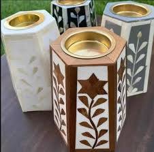 Quemador de incienso tradicional con incrustaciones de hueso de cuerno, perfecto para quemar resina aromática, accesorio de decoración del hogar con cultura islámica - Product Image 5