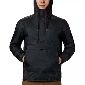 แจ็กเก็ตสำหรับฤดูหนาวแนวสตรีทชั้นสูงสำหรับผู้ชายดีไซน์ตามสั่งมีซิปปิดผ้าใบสีดำคุณภาพสูงไนลอนโลโก้ - Product Image 2