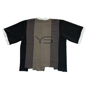 เสื้อยืดผู้ชายประดับพลอยเทียมทรงโอเวอร์ไซส์ดีไซน์ตามสั่งลายโลโก้แวววาวแวววาวแวววาวสินค้ามาใหม่ - Product Image 2