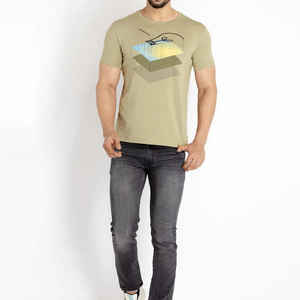Camiseta de punto con estampado Digital antiarrugas para hombre, 100% de algodón, ajuste Regular, tarifa asequible, gran oferta, transpirable ecológico - Product Image 3