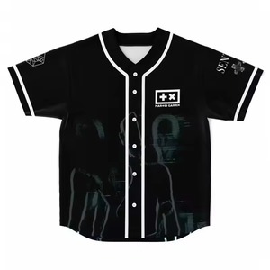 Offre Spéciale chemise de baseball raglan en polyester 100% vierge personnalisée/maillot de baseball personnalisé boutonné - Product Image 2