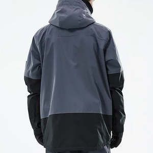 Chaqueta Cortavientos Impermeable con Capucha para Hombre, Cuello Alto de Doble Cara, Ajuste Holgado, Logotipo Frontal Personalizable, Servicio OEM - Product Image 3