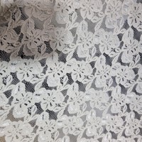 Robe d'été pour femmes en tissu de dentelle Raschel fabriquée en Corée avec magnifique robe d'été essentielle en Spandex transparent pour femmes