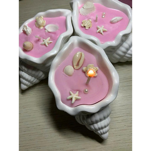 Seashell <b>Candle</b> Combines Handmade Coastal Design And Ocean Breeze Aroma Making Seashell <b>Candle</b> Perfect For Wedding Parties - Product Image 4