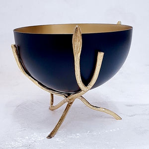 Luxueux laiton plaqué or acier inoxydable métal brûleur fantaisie support porte-encens brûleur Mabkhara - Product Image 2