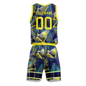 Vente flash Ensemble d'uniformes de basket-ball personnalisables pour un style respirant et en gros, créez votre propre style d'uniforme de basket-ball - Product Image 3