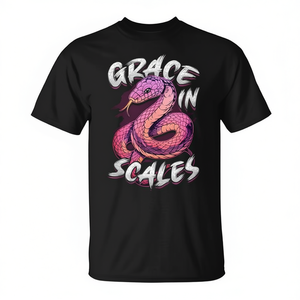 T-shirt Grace In Scales per amanti dei serpenti e proprietari di rettili - Product Image 2