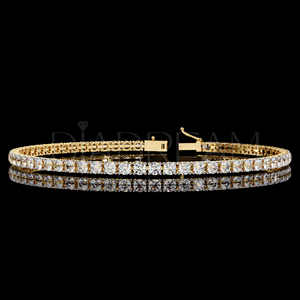 Bracelet à breloques rond en moissanite plaqué or argent 925 personnalisé pour femme, bijoux fins élégants, idéal pour les fêtes et les cadeaux - Product Image 2