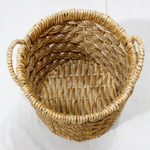 Eco-Friendly Handmade Water Hyacinth <b>Wicker</b> <b>Baskets</b>, Durable Storage for Stylish and Practical Home Organization - Product Image 2