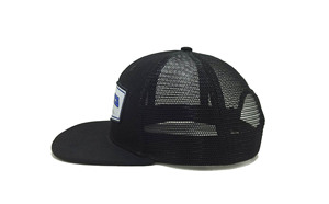 ศูนย์ซ่อมรถยนต์ Audiotistic หมวกแก๊ปปักโลโก้แบบกำหนดเอง สีดำล้วน ปีกแบน ปรับขนาดได้ ผลิตจากอะคริลิก OEM เวียดนาม - Product Image 4