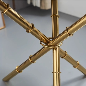 โต๊ะข้างโต๊ะทำจากหินอ่อนแบบนอร์ดิกแบบเรียบง่ายโต๊ะข้างโต๊ะสแตนเลสโต๊ะน้ำชาทรงกลมทันสมัย - Product Image 6