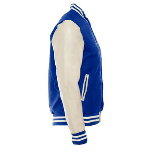 Vestes d'université pour hommes de grande taille vestes d'université vierges en gros veste d'université letterman unie avec logo personnalisé pour hommes 2025 - Product Image 3