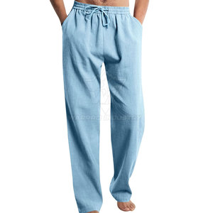 Pantalon décontracté pour homme, coupe ample, tissu respirant, vêtement tendance pour un style décontracté et urbain - Product Image 3