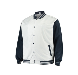 Nueva llegada logotipo personalizado Varsity suelta Casual Varsity deporte Jersey chaqueta de béisbol para hombres ropa para hombres - Product Image 4