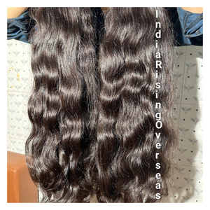 2025ต่อผมทอคู่เครื่องทำผมดิบแบบไม่ผ่านกระบวนการสไตล์คลื่นธรรมชาติอินเดีย - Product Image 3