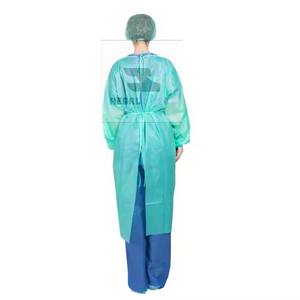 Conjunto de uniforme unisex no tejido camisa y pantalones del personal médico del hospital - Product Image 2