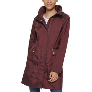 Impermeable con Capucha de Nailon Negro para Mujer Cole Haan, Plegable, Talla XL, Personalizado para Viajes y Senderismo - Product Image 4
