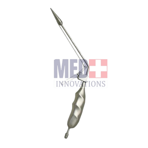 La base de los instrumentos quirúrgicos Instrumento de Cirugía Dental Periosteal Williger Elevator Bent 16 cm 4 mm Raspatory - Product Image 6