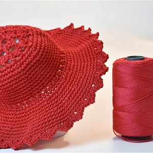 Mercerizzato cotone lino seta ghiaccio linea di lino ghiaccio tessuto a mano cappello scarpe borsa tazza fai da te colore lana - Product Image 5