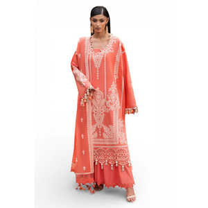 Conjunto de Traje de 3 Piezas Bordado para Mujer con Dupatta Bordada DN-62031 - Product Image 4