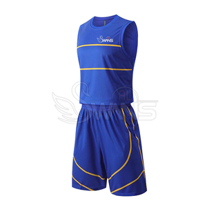 Conjuntos de uniformes de baloncesto transpirables de talla grande para hombre, ropa de equipo de poliéster 100% - Product Image 2