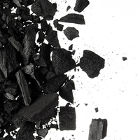 Traitement des eaux usées - Charbon actif granulaire en poudre, pellettisé, à base de coque de noix de coco, incolore, pureté 98%