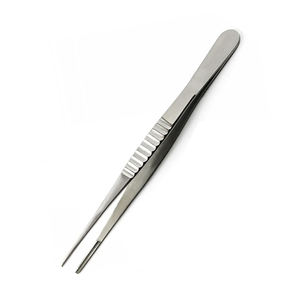 แหนบสเตนเลสสตีลขนาด185มม. 5.14นิ้วเครื่องมือผ่าตัดพื้นฐานทางการแพทย์ออกแบบได้ตามที่ต้องการ - Product Image 6