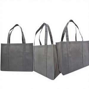 Sacs fourre-tout écologiques en non-tissé, durables et réutilisables, avec poignées et bandoulière, pour le rangement et le shopping (vente en gros) - Product Image 1