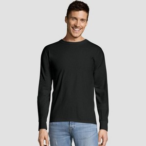 T-shirt à manches longues pour hommes, décontracté, col rond, Fitness, été, vente en gros, Offre Spéciale - Product Image 6