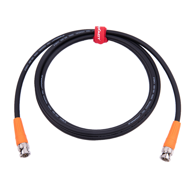 3G HD-SDI BNC Male-Male PVC Jacket Monitor Cable with 75 Ohms Impedance