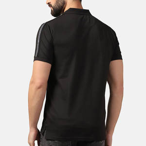 เสื้อยืดโปโลสำหรับผู้ชายเสื้อยืดลายปักสไตล์กระดุมหน้าคอตั้งโลโก้ได้ตาม2025 - Product Image 4