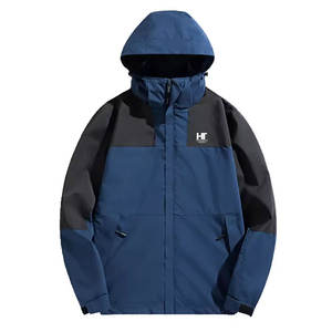 Veste Softshell pour homme de haute qualité, chaude pour l'hiver, col montant, logo sur le devant, couleur personnalisée, écologique, respirante, nylon/polyester - Product Image 1