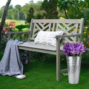 Home Decor Flowers and Plants Galvanized <b>Tall</b> Bucket <b>Planter</b> Vase for Home Decor Outdoor <b>Indoor</b> Farmhouse Decoration - Product Image 6