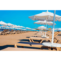 Chaise longue de plage en plastique moderne pour hôtel et parc aquatique, mobilier d'extérieur, origine Turquie, pliable