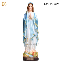 Idéal Arts Fait À La Main Petite Vierge Marie Statue Résine Marie Statue En Gros Religieux Artisanat pour La Maison Autel Église Jardin Décor