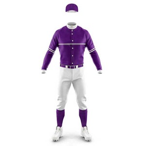 Uniforme de baseball sportif le plus vendu dernier style d'uniforme de baseball ensemble deux pièces uniforme de baseball - Product Image 1
