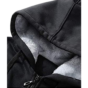 Sweat-shirts à capuche personnalisés décontractés et chauds pour l'hiver et l'automne, en tissu polaire doux et respirant, à manches longues, confortables, 100% - Product Image 4