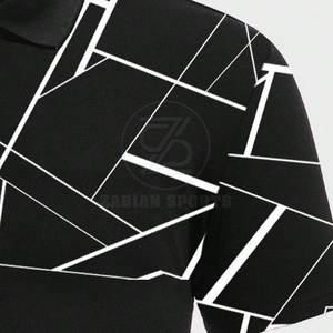 Sublimación de hombre de alta calidad para camiseta Polo Estilo casual transpirable Diseña tu propio precio bajo - Product Image 4