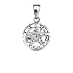 จี้เงินเตตราแกรมมาตัน12มม. 925หินธรรมชาติเงินสเตอร์ลิงไม่ก่อให้เกิดอาการแพ้สำหรับเครื่องประดับ - Product Image 1