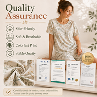 Tela de Punto 100% Algodón con Impresión Digital Personalizada, Material de Diseño Privado para Proveedores de Marcas de Ropa OEM ODM, Suministro al por Mayor