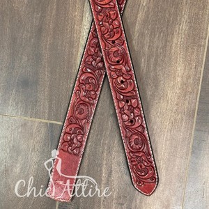 2025 Cool New Arrival Hand <b>Tooled</b> Cowhide <b>Leather</b> Heavy Duty Without Buckle <b>Belt</b> Cowboy Strap <b>Belts</b> Luxury Business Men Women's - Product Image 1