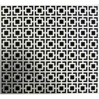 Grille de haut-parleur en acier inoxydable perforée en nid d'abeille décorative noire mate de 12 pouces, de haute qualité, vente en gros d'usine, personnalisée