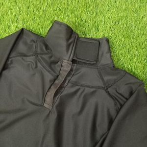 Chemise de compression unisexe pour hockey sur glace, protection du cou résistante aux coupures en Kevlar, couche intérieure respirante, séchage rapide, sécurité professionnelle - Product Image 1