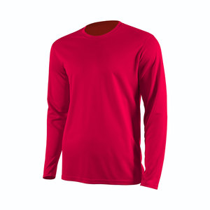 Camiseta เสื้อยืดผู้ชายเสื้อยิมแขนยาวเข้ารูปฟิตเนสผ้าฝ้าย95 5อีลาสเทน - Product Image 1